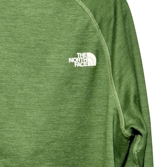 The North Face Canyonlands Half Zip Mens Green Long Sleeve Athleisure Sweatshirt - Picture 9 of 11